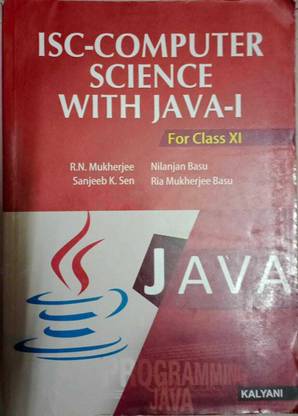 ISC Computer Science with Java I Class XI