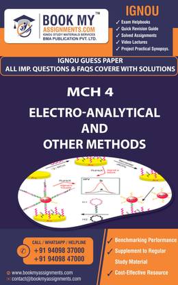 IGNOU MCH 4 Electro-analytical and Other Methods | Guess Paper | Important Question Answer | PGDAC