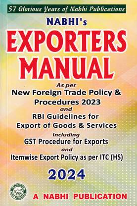 Exporters Manual As Per New Foreign Trade Policy and Procedures 2023