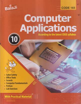 SHRI BALAJI COMPUTER APPLICATIONS CODE 165 CLASS -10
