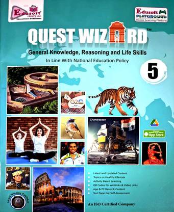 EDUSOFT QUEST WIZARD FOR CLASS 5 (GENERAL KNOWLEDGE, REASONING AND LIFE SKILLS)