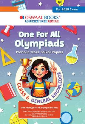 One for All Olympiads Previous Year Solved Papers_class 6_general Know