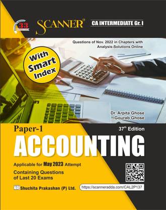 Scanner CA Intermediate Group - I Paper - 1 Accounting