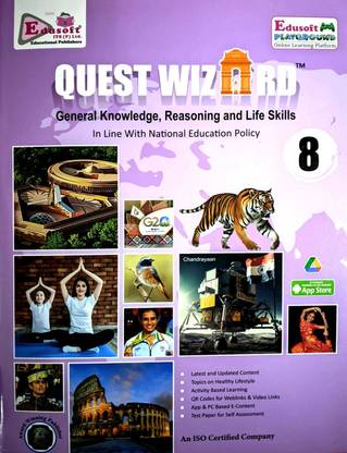 EDUSOFT QUEST WIZARD FOR CLASS 8 (GENERAL KNOWLEDGE, REASONING AND LIFE SKILLS)