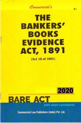 Bankers’ Books Evidence Act, 1891
