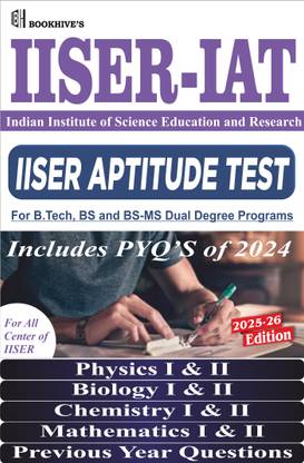 IISER IAT Aptitude Test 2025-26 (Set of 5 Books) For BTech. BS. And BS.- MS.  - IISER IAT Exam Books 2025
