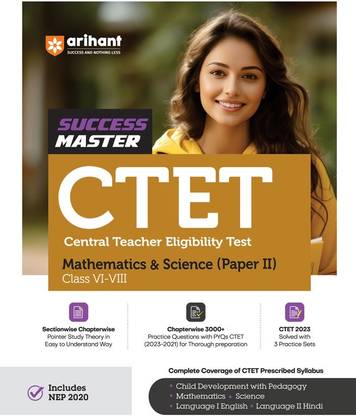 Success Master Ctet Maths & Science Paper-II Class vi-VIII