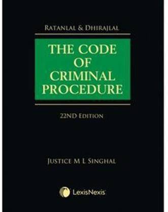 Lexis Nexis The Code of Criminal Procedure By Ratanlal & Dhirajlal Edition 2021