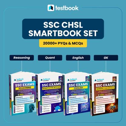 SSC CHSL Book Set: Reasoning, Quantitative Aptitude, English & GK in English | Set of 4 Books  - 2025 Edition | Ideal for SSC CGL, CHSL, GD, CPO & Other Govt Exams