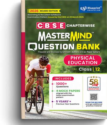 Mastermind CBSE Question Bank Class 12 Physical Education Exam 2026 With 4 Mock Papers