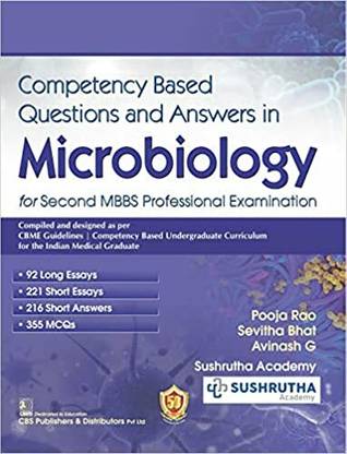 Competency Based Questions and Answers in Microbiology for Second MBBS Professional Examination (2023)