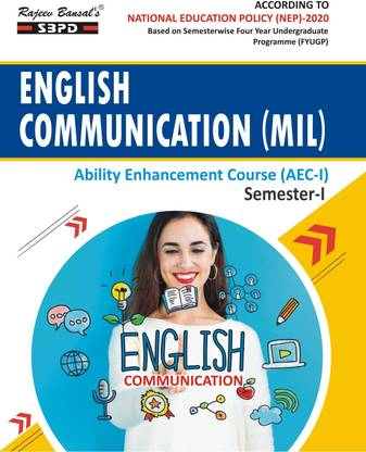 NEP English Communication (MIL)  - Ability Enhancement Course 1st Semester 1 Edition