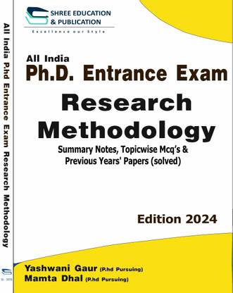 Research Methodology | all india P.hD entrance exam guide | useful for all universities with 1 Disc