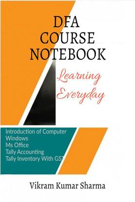 DFA Course Notebook  - Diploma In Financial Accounting