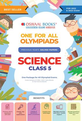 One for All Olympiad Previous Years' Solved Papers, Class-5 Science