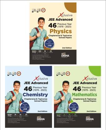 Xclusive Jee Advanced 46 Previous Year (1978 - 2023) Physics, Chemistry & Mathematics Chapterwise & Topicwise Solved Papers