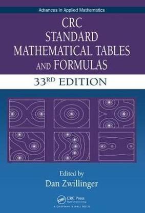 CRC Standard Mathematical Tables and Formulas