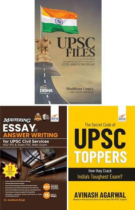UPSC Master Class Combo (set of 3 Books) - UPSC Files, Toppers' Secret Code, Mastering Essay & Answer Writing for Civil Services IAS Prelim & Main | Strategy for Prelim/ Main/ Interview, Note Making, Revision