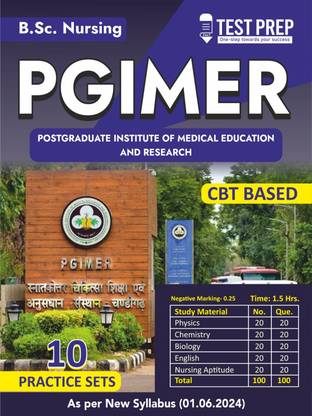 PGIMER 2.0 CHANDIGARH B.SC NURSING 10 PRACTICE SET UPDATED AS PER NEW PATTER 01.06.2024 PGIMER 2.0  - PGIMER2.0 NURSING, CBT BASED , NEW PATTERN