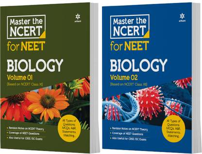 Master the NCERT for NEET Biology Vol 1 and 2 (Set of 2 Books)