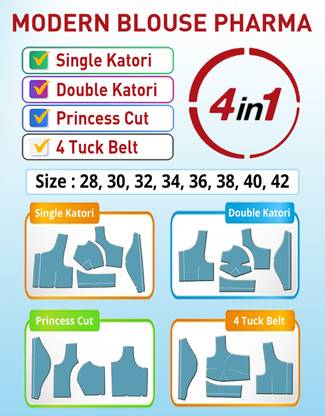 Best Top 4 Blouse Design / Pharma / Pattern / Paper Cutting