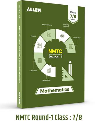 NMTC Question Bank for Class 7 & 8 (Sub Juniors) with Answer Key by ALLEN | Mathematics Olympiad