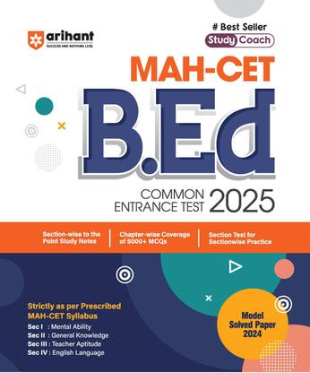 MAH-CET B.Ed. Common Entrance TEST 2025