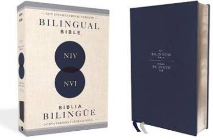 Niv/NVI Bilingual Bible, Revised Text 2022, Leathersoft, Navy / Niv/Nvi, Biblia Bilinguee, Revision 2022, Leathersoft, Azul Anil