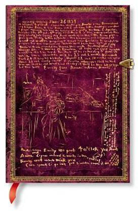 The Bronte Sisters Midi Lined Hardcover Journal (Clasp Closure)