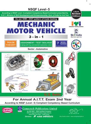 Mechanic Motor Vehicle 3 In 1 theory MCQ Model Papers Ist & 2nd Year NSQF-4
