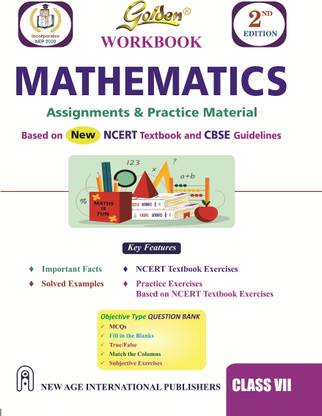 Golden Workbook Mathematics: Assignments & Practice Material (Based On Ncert Textbook) for Class -7