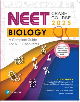 NEET Crash Course Biology 2025 | A Complete Guide for NEET | With Latest NEET Curriculum by NMC & NCERT Syllabi | Matrix Match, Assertion & Reason, and Statement-based Questions | 2024 Solved Paper |