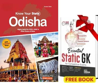 Know your state Odisha for Odisha State Exam with Free Static GK Book  - Know your state Odisha