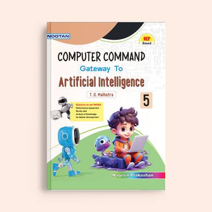 NOOTAN Class 5 Textbook For Computer Command Gateway To Artificial Intelligence  - Academic Year 2024-25