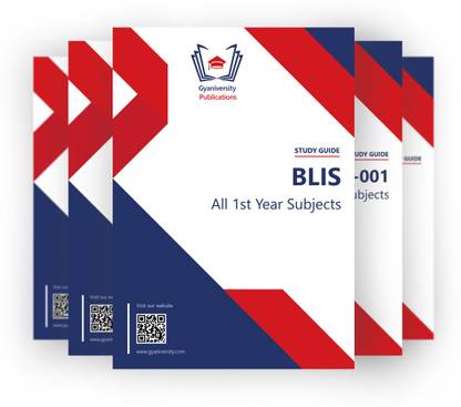 BLIS 1st Year IGNOU Study Guides Combo ( Editorial Board)