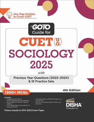 Go to Guide for Cuet (Ug) Sociology 2024 with Previous Year Questions
