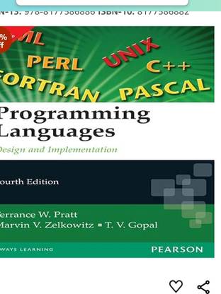 Programming Languages, 4e