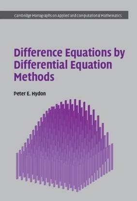 Difference Equations by Differential Equation Methods