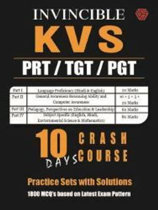 Invincible KVS/PRT/TGT/PGT | 10 Days Crash Course | Practice Sets With Solutions