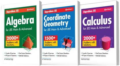 Unproblem JEE Algebra, Calculus, Coordinate Geometry For JEE Main & Advanced ( Combo Set of 3 Books )