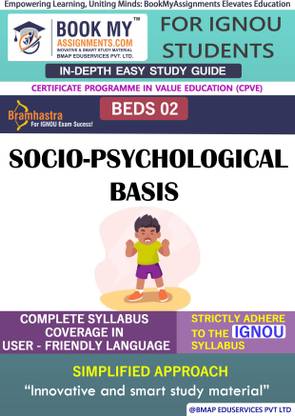 IGNOU BEDS 2 Socio-Psychological Basis Study Guide (In Depth Guide) for Ignou Student