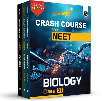 PW Sprint NEET Crash Course Class 11 Combo Set of 3 Books For 2024-25 Exams