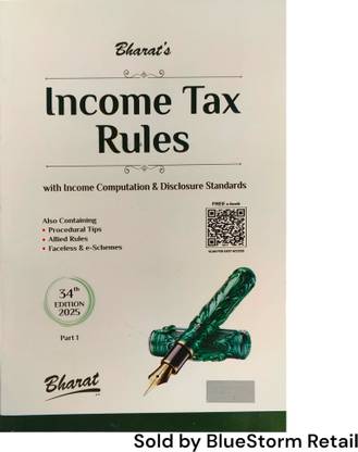 Income Tax Rules - With Income Computation and Disclosure Standards | Bharat Law House