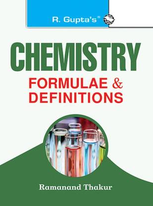 Chemistry Formulae & Definitions  - (Pocket Book) 38 Edition