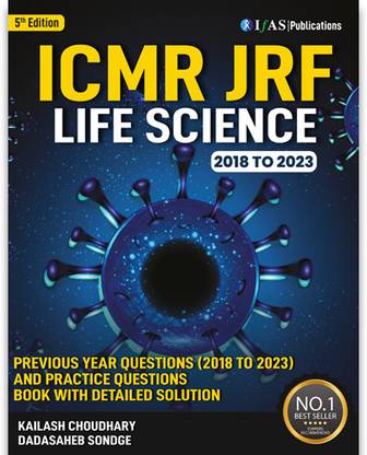 DHR-ICMR Biomedical Research Eligibility Test (BRET) Book  - Topic wise sorted solved papers | Best Book for ICMR Life Science Exam-IFAS Publications