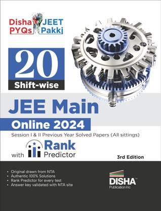 20 Shift-Wise Jee Main Online 2024 Sessions I & II Previous Year Solved Papers (All Sittings) with Rank Predictor