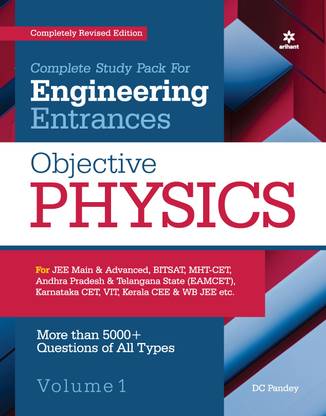 Arihant Complete Study Package Objective Physics Volume 1 For JEE and All Engineering Entrances Exam 2025-26 | More than 5000+ Questions of All Types