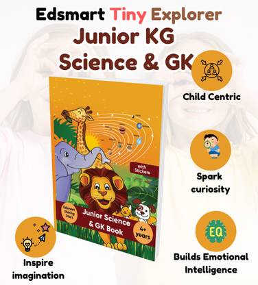 Junior KG Science and GK books for kids  - Junior KG Science Book ( With Stickers) for Kids 4 years | Concept, Projects and Activities