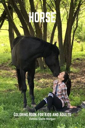 Horse Coloring Book for Kids and Adults