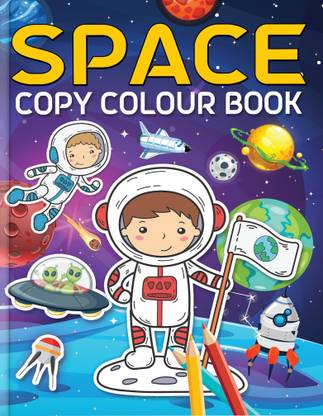 Space Copy Colour Book